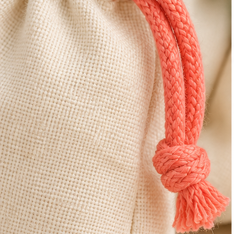 Drawstring Favor Bag Set — detail