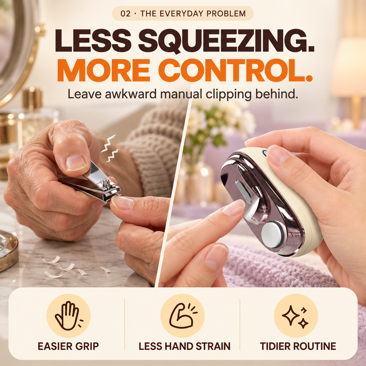 💅 2-in-1 Electric Nail Clipper & Smoother 🌟