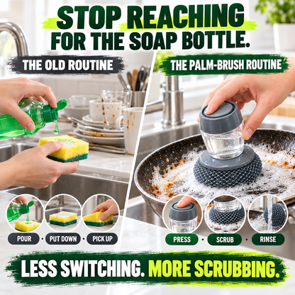 🔥Automatic Liquid Filling Palm Brush