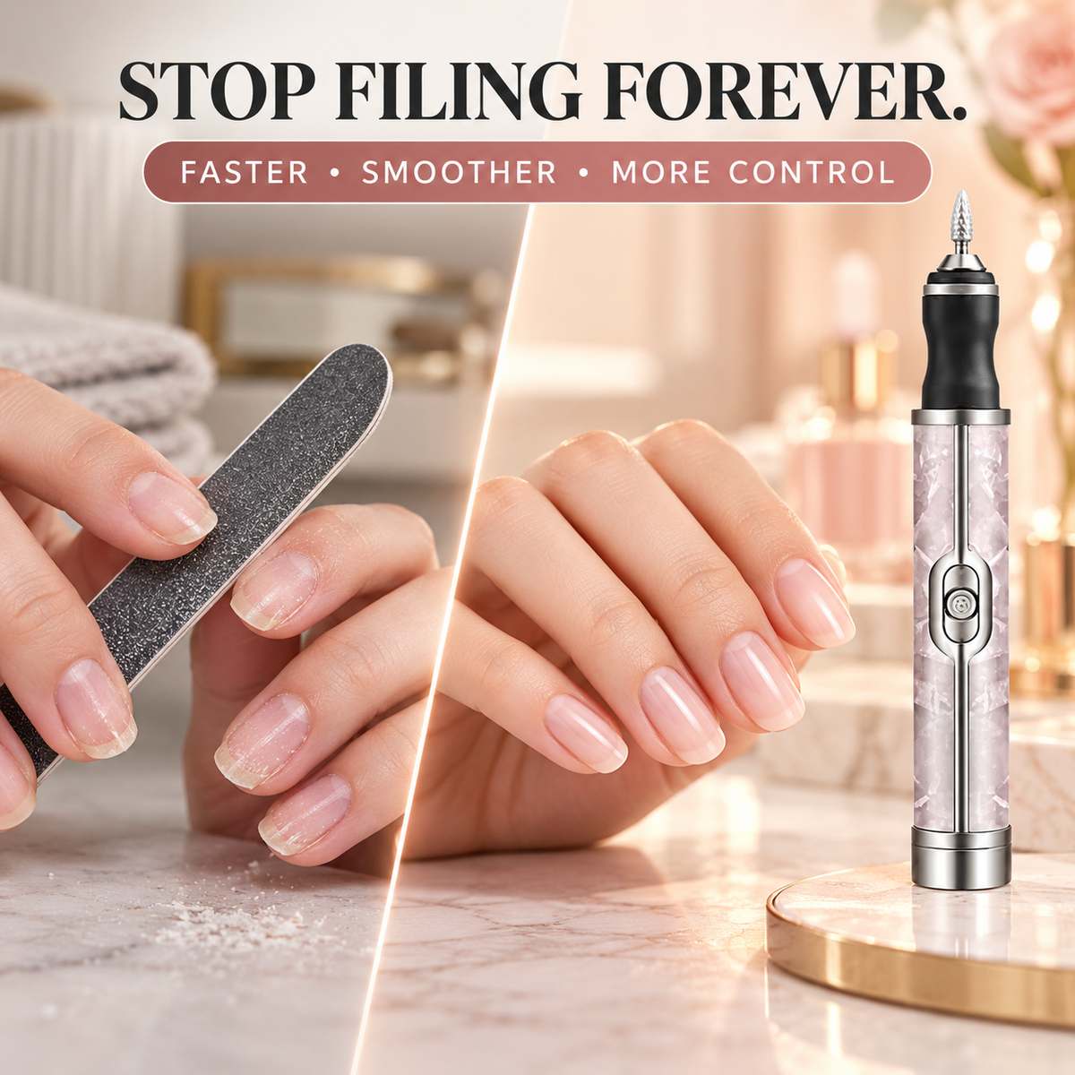 🔥Electric Nail Grinder With LED Light