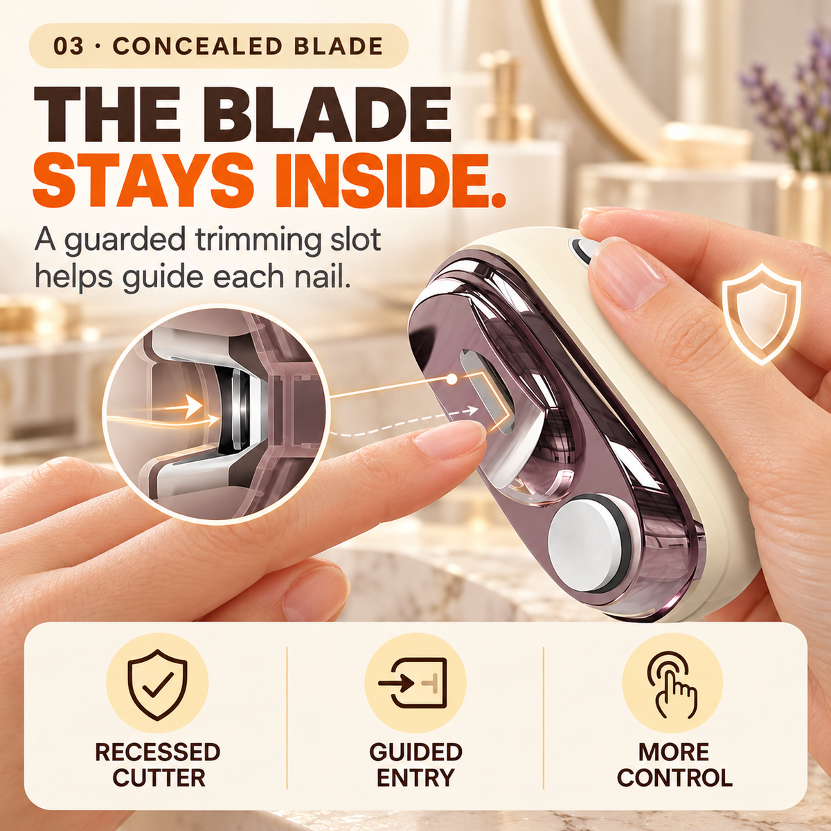 💅 2-in-1 Electric Nail Clipper & Smoother 🌟