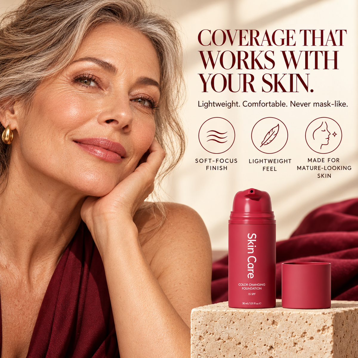 Reverse-aging Adaptive Foundation