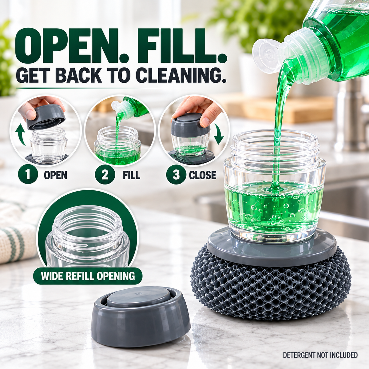 🔥Automatic Liquid Filling Palm Brush