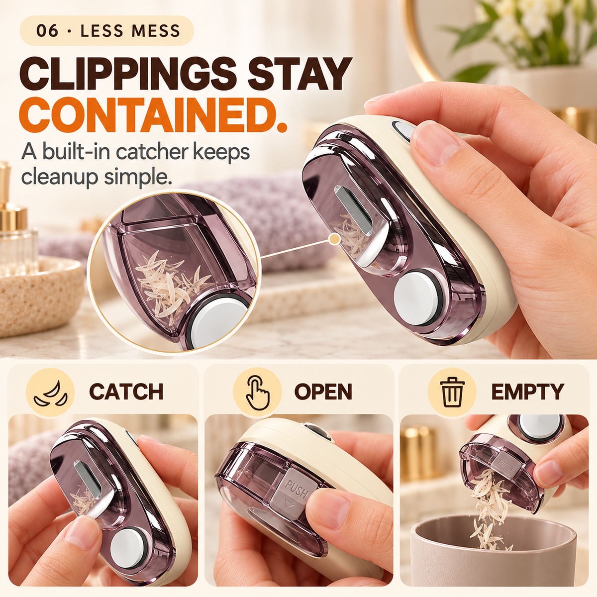 💅 2-in-1 Electric Nail Clipper & Smoother 🌟