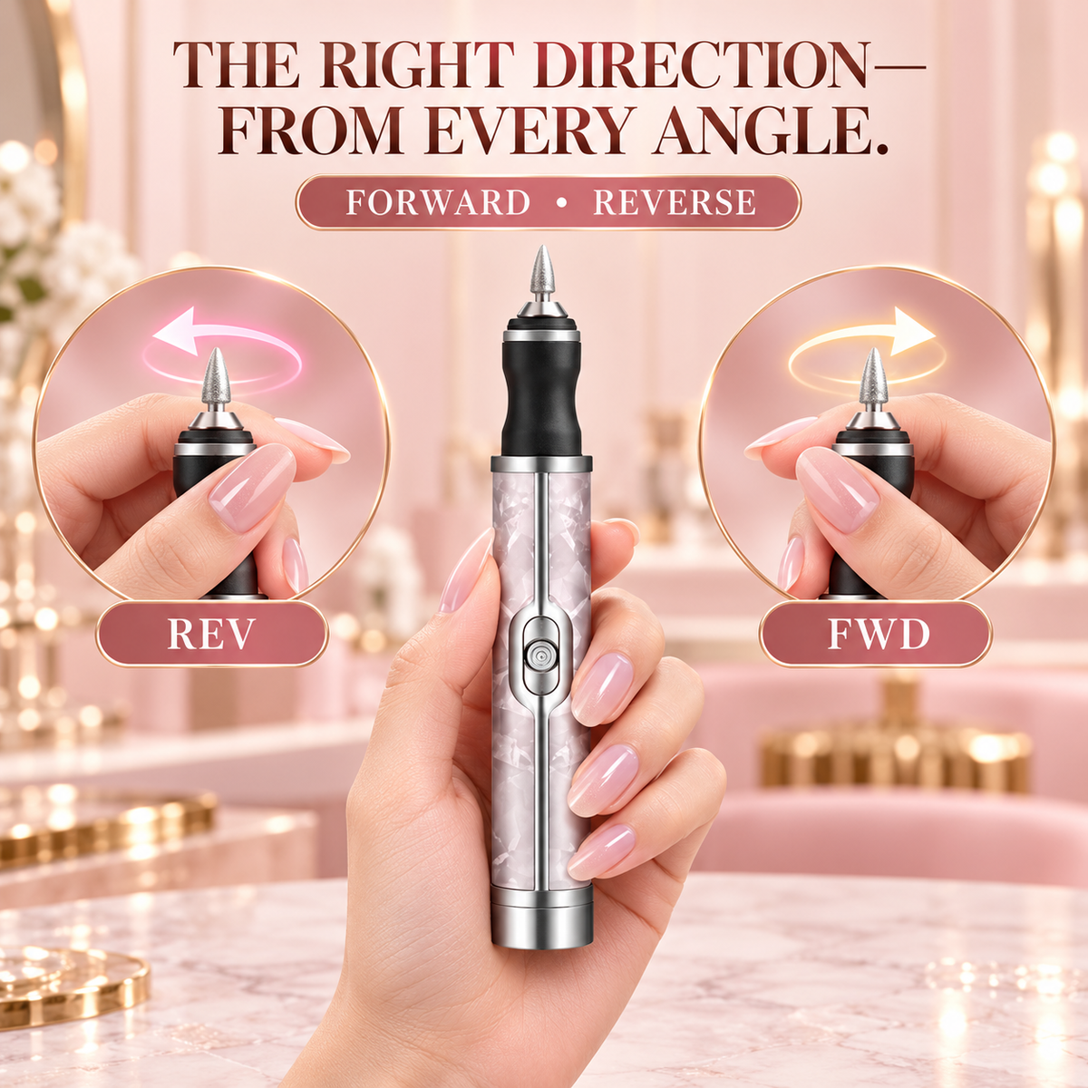 🔥Electric Nail Grinder With LED Light