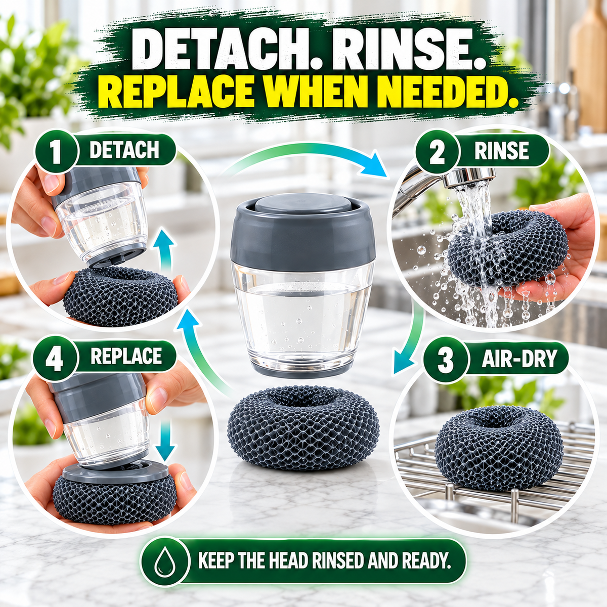 🔥Automatic Liquid Filling Palm Brush