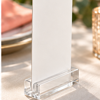Acrylic Table Number Holder Set — feature