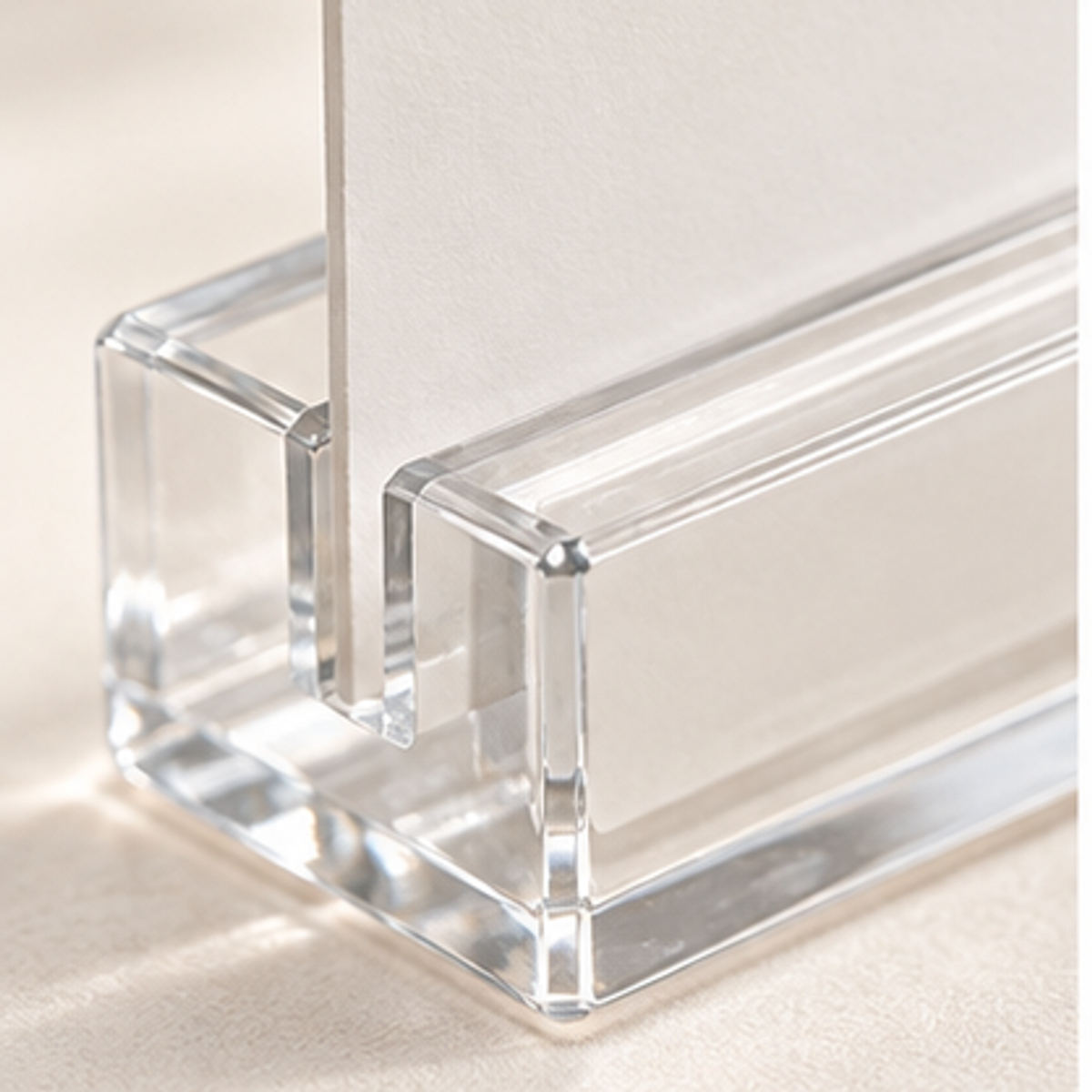 Acrylic Table Number Holder Set — detail