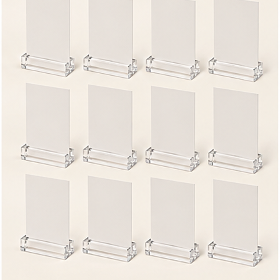 Acrylic Table Number Holder Set — overview