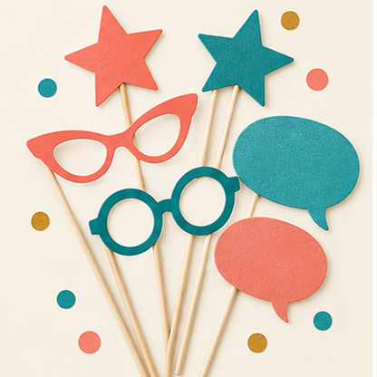 Photo Booth Shape Prop Set — hero