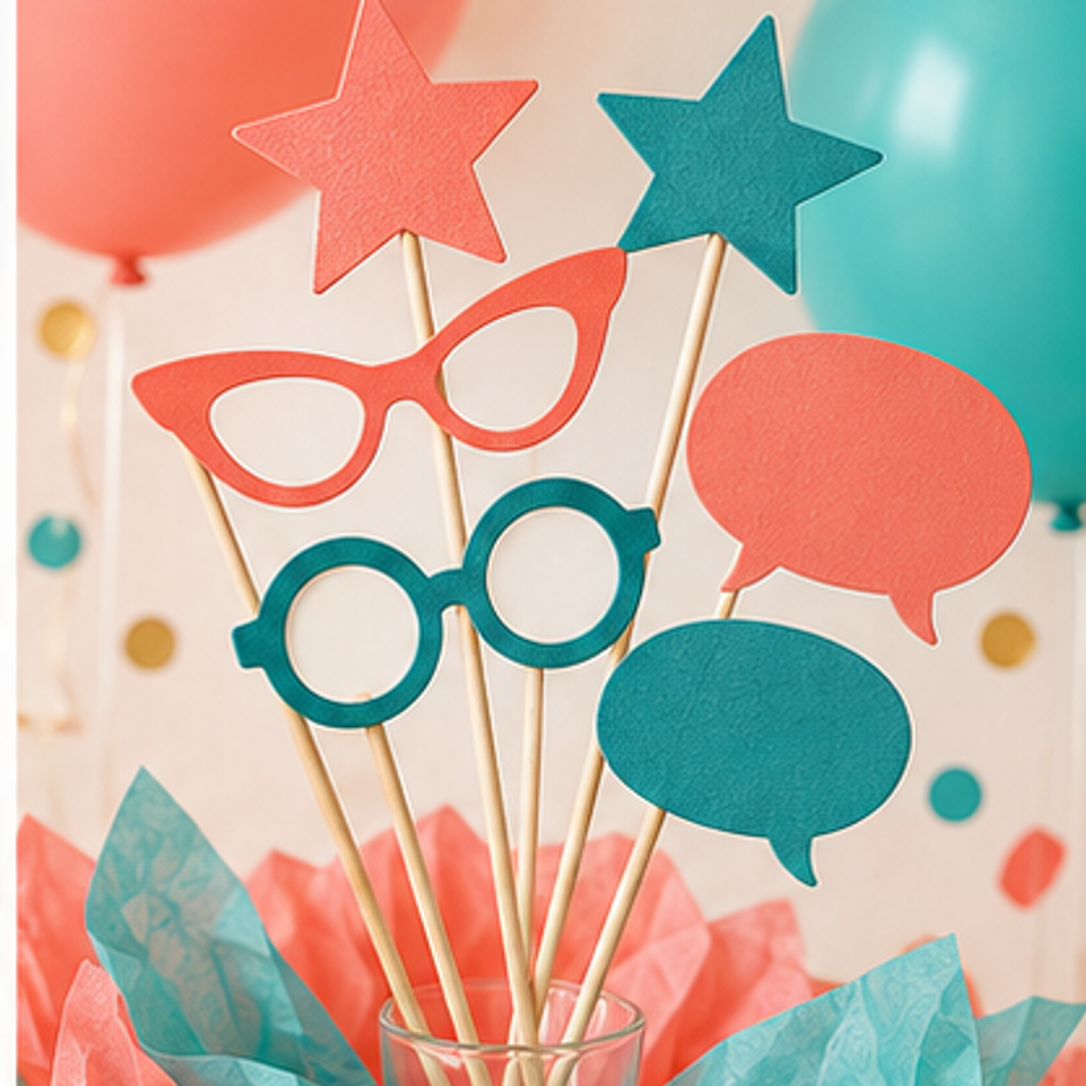 Photo Booth Shape Prop Set — feature