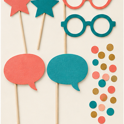 Photo Booth Shape Prop Set — overview