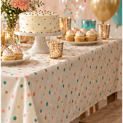 Reusable Celebration Tablecloth — lifestyle