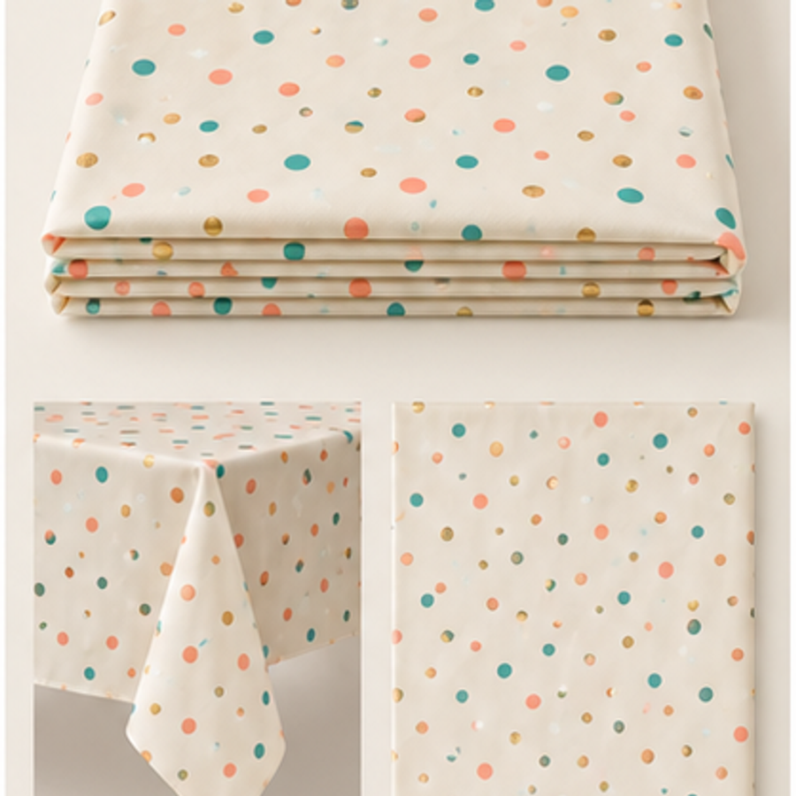 Reusable Celebration Tablecloth — overview