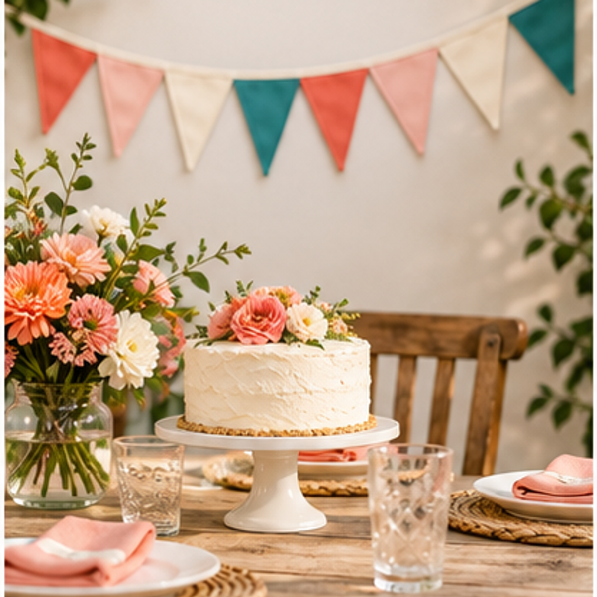 Reusable Fabric Bunting — lifestyle